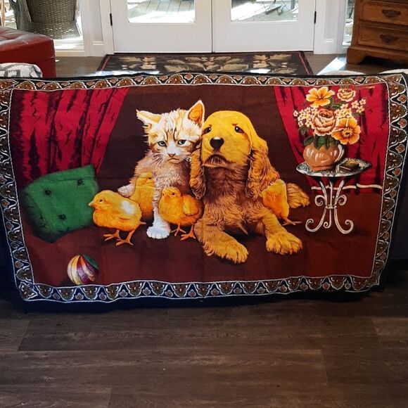 Dog and Cat Wall Hanging - Picture 1 of 8